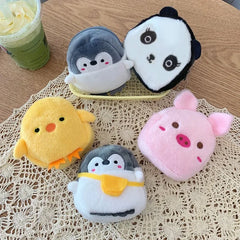 Cartoon Cute Pig Animal Coin Purse | Kawaii Soft Plush Zipper Wallet for Kids alternate view