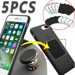 1/3/5Pcs Magnetic Metal Plate For Car Phone Holder Universal Iron Sheet Disk Sticker Mount Mobile Ph