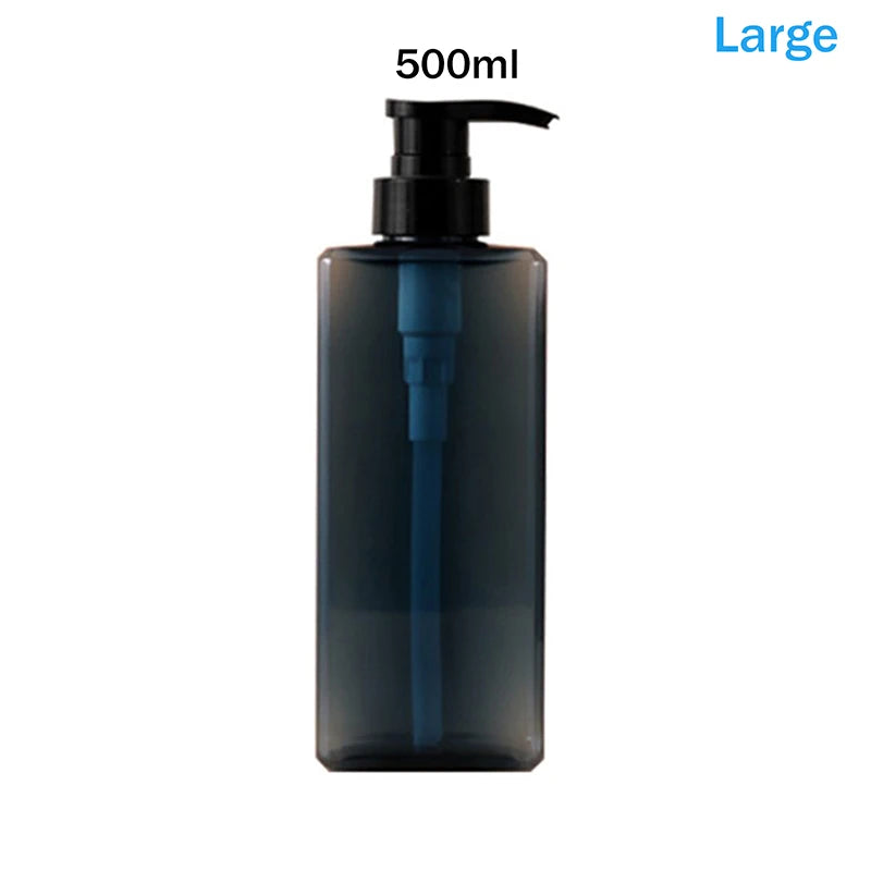 Square Soap Dispenser | Refillable 400/500ml Bathroom Pump Bottle detail view