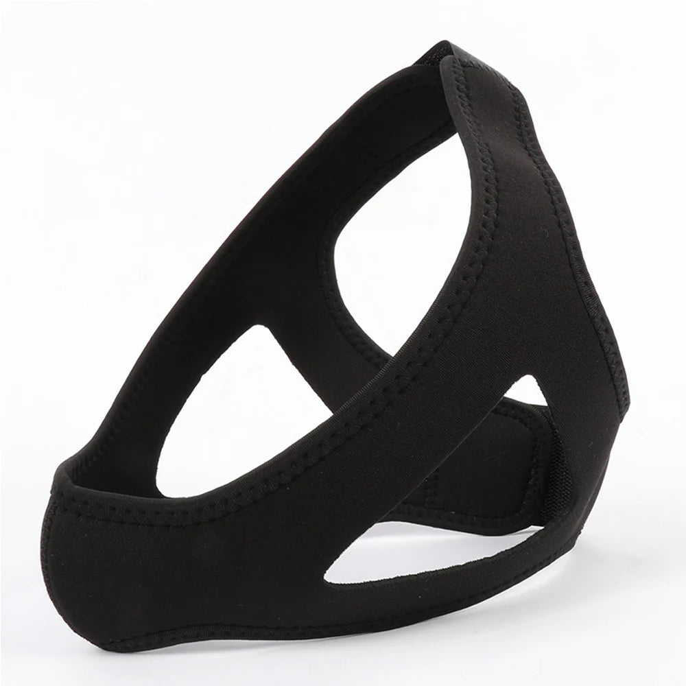 Anti Snore Chin Strap for CPAP Users | Mouth Tape Alternative for Snoring Relief additional angle