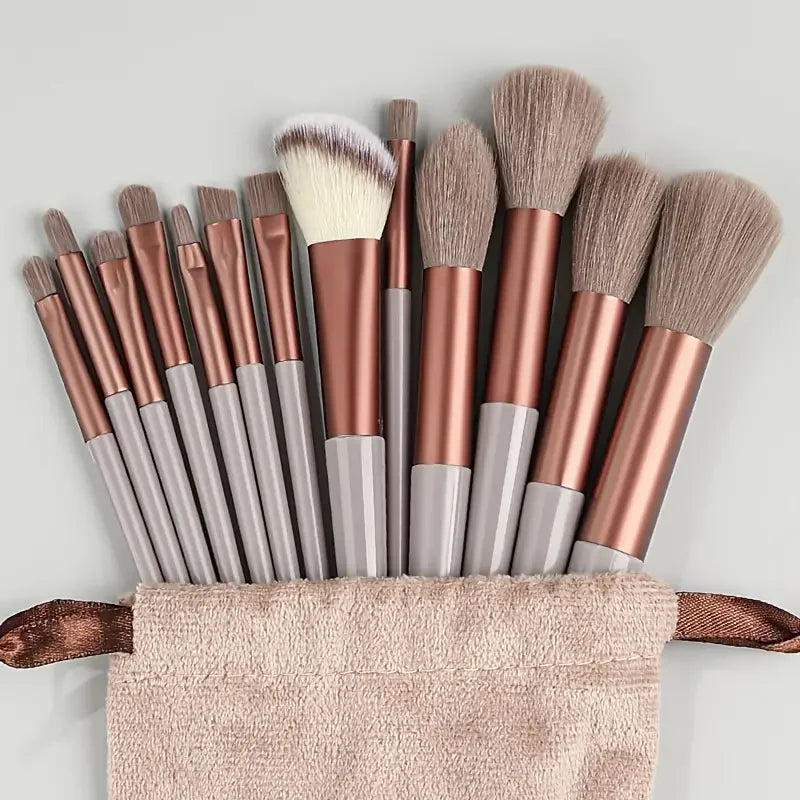 13-Piece Makeup Brush Set | Complete Eye Shadow, Concealer & Powder Brush Kit alternate view