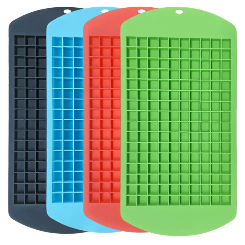 Mini Ice Box Food Grade Material Small Cube Maker 160 Small Grid Crushed Ice Pure Sil lifestyle view