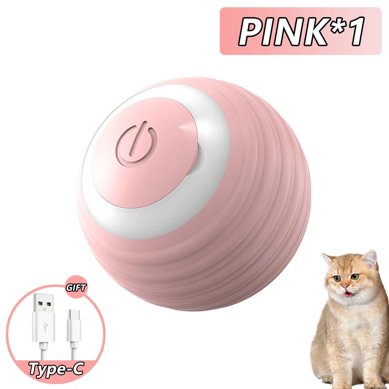Interactive Cat Ball | Automatic Rolling Toy with Motion Sensors detail view