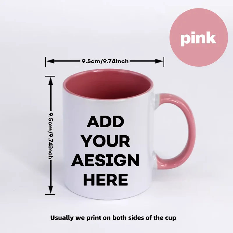 Personalized 11oz Custom Mug | Custom Name and Photo Coffee Cup detail view