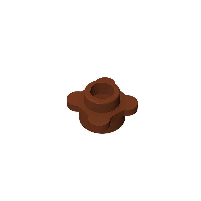 Gobricks GDS-839 Plate Round 1x1 with Flower Edge | Compatible with Lego 33291 28573 lifestyle view