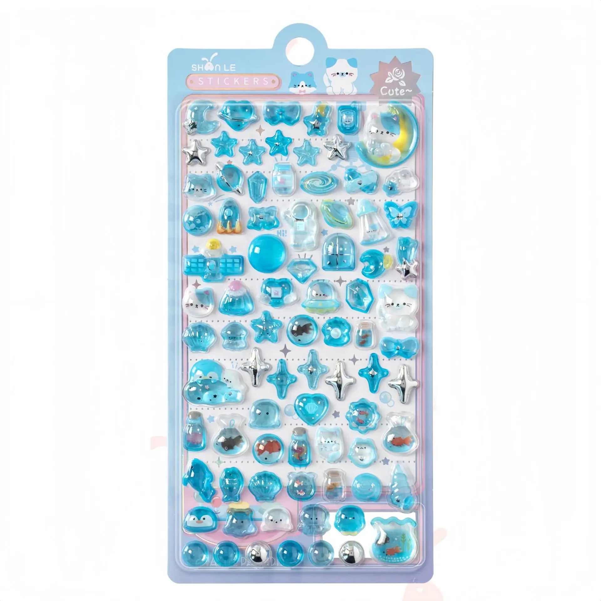 3D Food Stamping Seal Sticker | Japanese Anime Decorative Craft Stickers for Kids close-up view