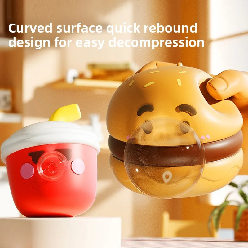 Cute Food Series Spitting Bubbles Squishy Toys | Stress Relief Sensory Fidget for A additional angle