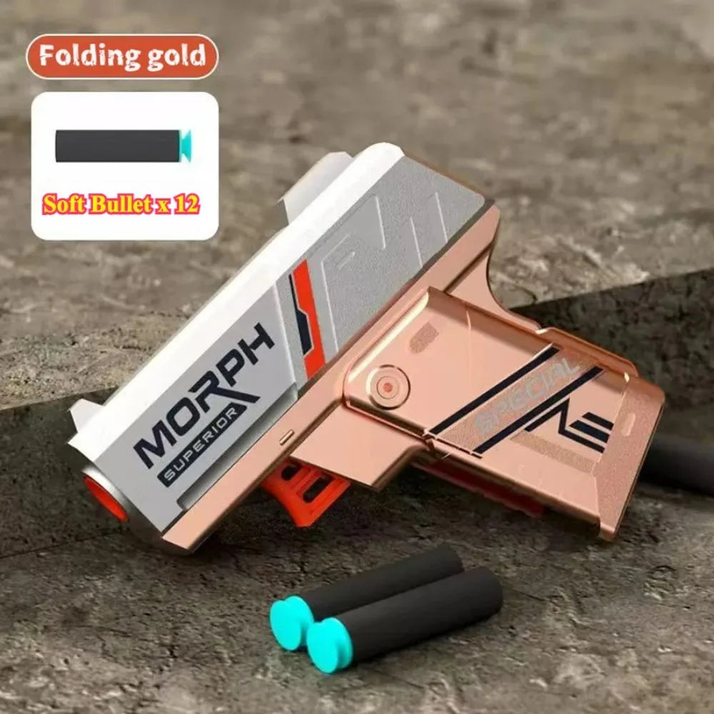 Mini Soft Bullet Toy Gun | Outdoor Sport Shooting Game for Stress Relief alternate view