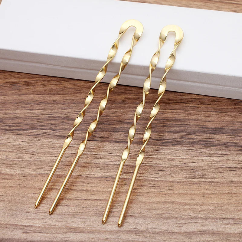 140x2.5mm Big Size Hairpin Jewelry Hair Clip Forks Sticks Barrette for Women Bobby Pins detail view