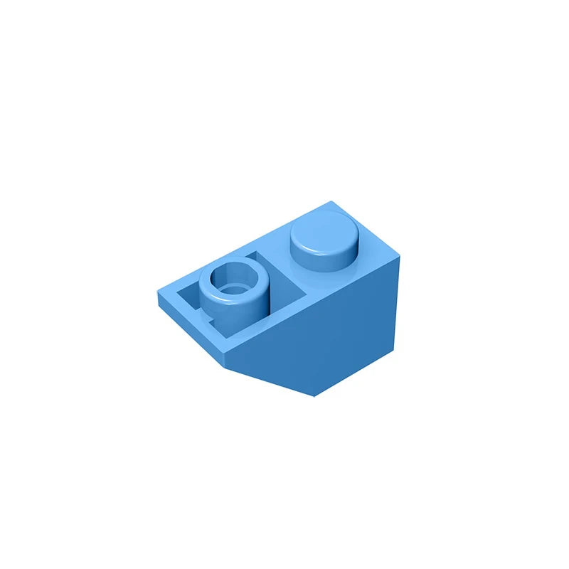 Gobricks GDS-597 Slope, Inverted 45 2x1 | Compatible Building Block for DIY alternate view