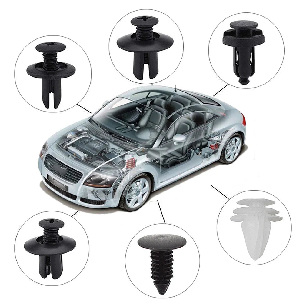 Auto Fastener Clip Mixed Car Body Push Retainer Pin Rivet Bumper Door Trim Panel Fast lifestyle view