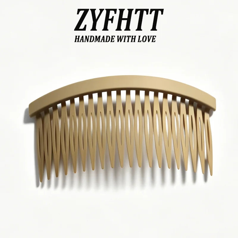1/3pcs ZYFHTT Solid Color Acrylic Hair Clips for Women Versatile Elegant Hair Stick Fa close-up view