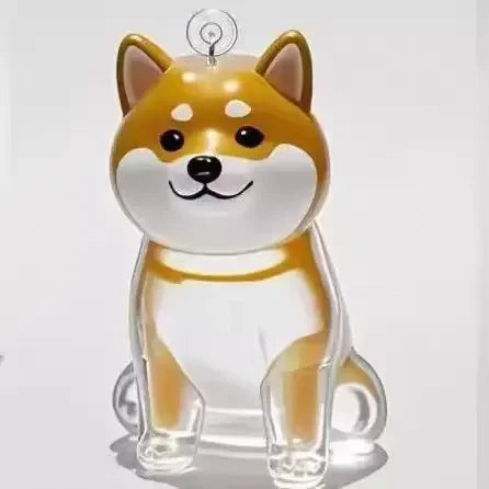 Creative Dog Hair Storage Keychain Transparent Dog\Cat Shape Memorial Pendant Handmade D detail view