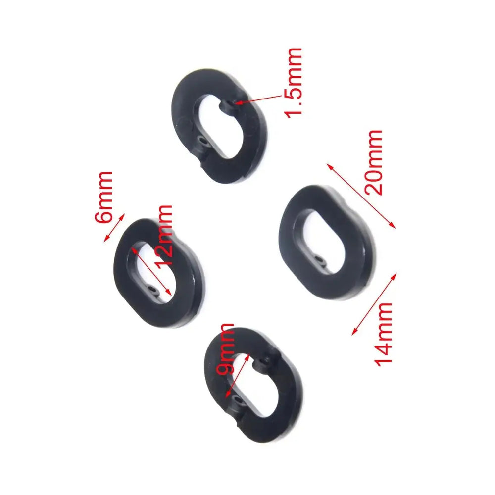 4pcs Plastic Spacer Model Cars Shell Column Bracket Plastic Gasket for 1:10 Sakura additional angle