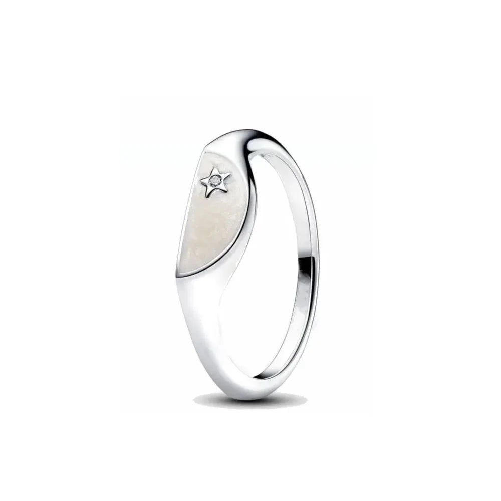 Hot Selling 925 Silver Blue, Green, Heart-Shaped Square Ring Suitable For Women's E additional angle