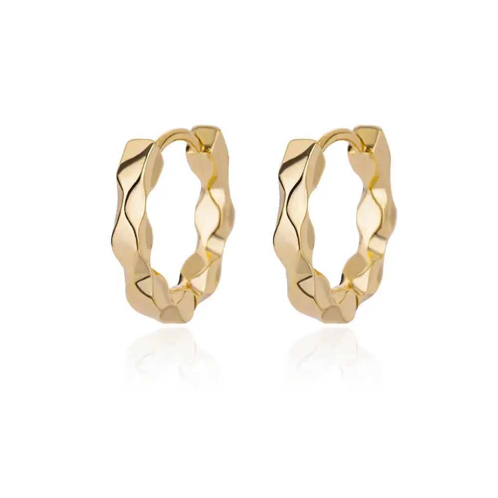 Round Stainless Steel Hoop Earrings for Women
