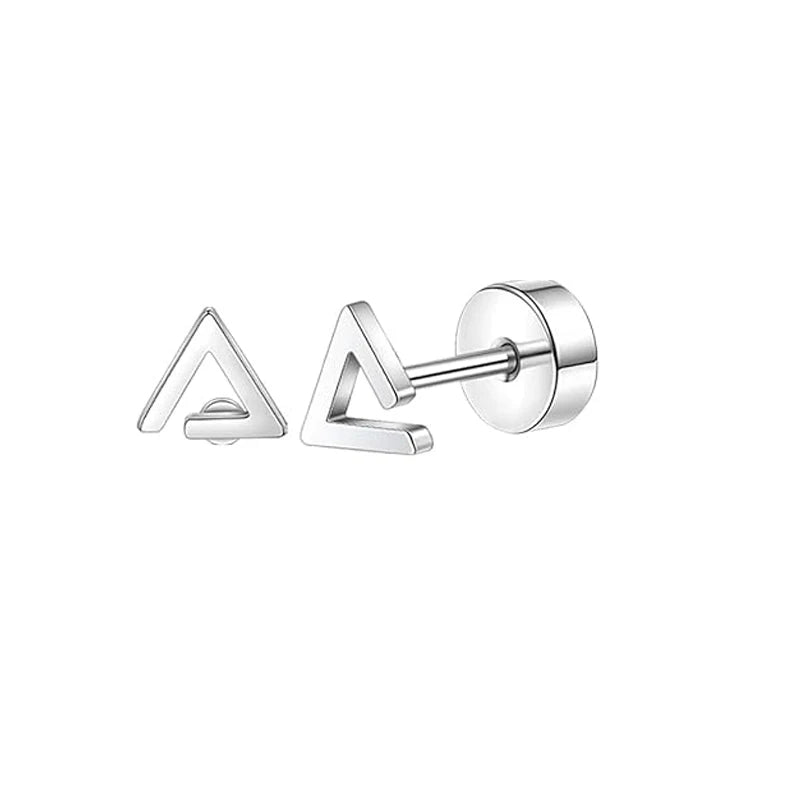 2pcs/lot 20G Star Heart Butterfly Stud Earring for Women Stainless Steel Crystal Earr alternate view