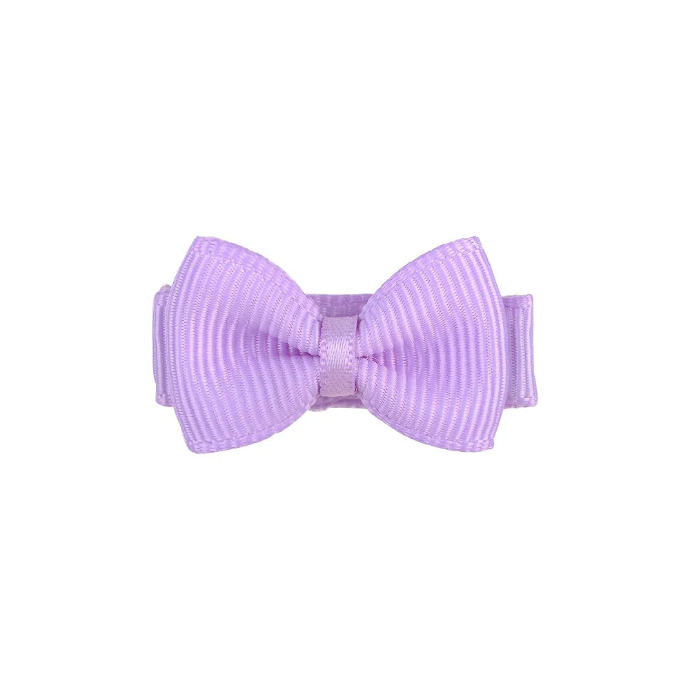 Inches Solid Colors Mini Hair Bows Clip alternate view