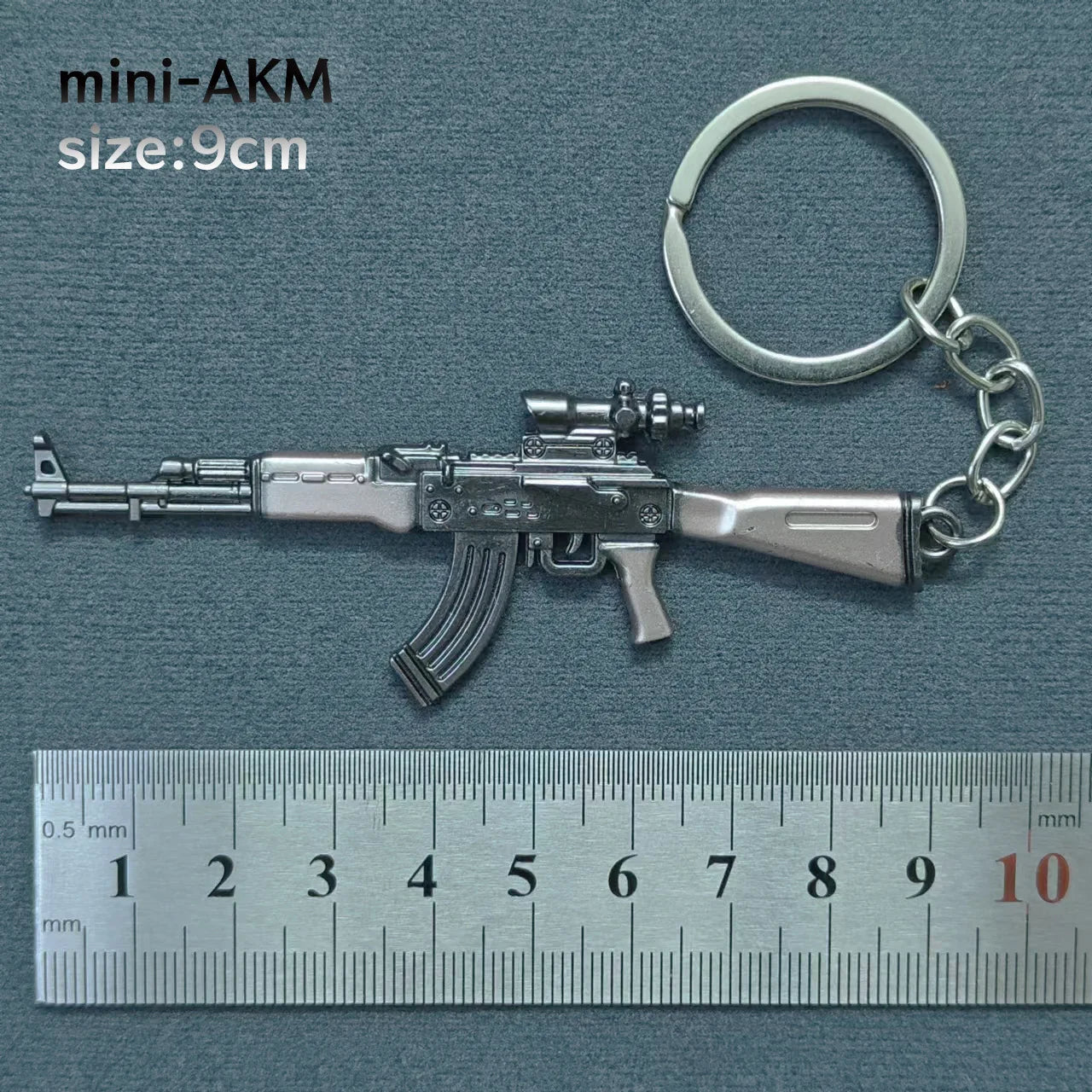 Mini Keychain Pendant Peace Elite 98k Alloy Gun Model PUBG Battlefield Boy Toy Hand additional angle