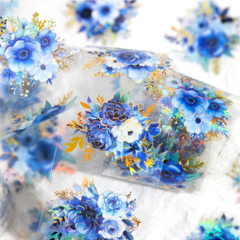 Journal GO Flower Washi Tape Set | Fragrant Scrapbooking Decorative Tape additional angle