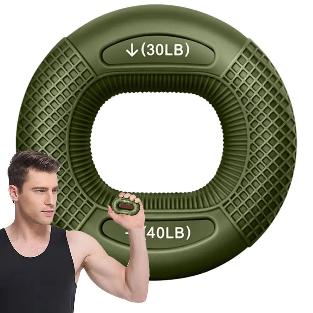 Silicone Finger Gripper Ring | Hand Muscle Strengthener for Grip Training and Wrist R lifestyle view