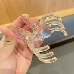 Acrylic Butterfly Hair Claw Crystal Simple Transparent Hair Clip Claw Clamp Korean Fashion Headwear Girls Women Hair Accessories