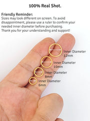 18G 316L Surgical Steel Nose Ring Hoop, Cartilage Hoop Earrings for Women Men Piercing J detail view