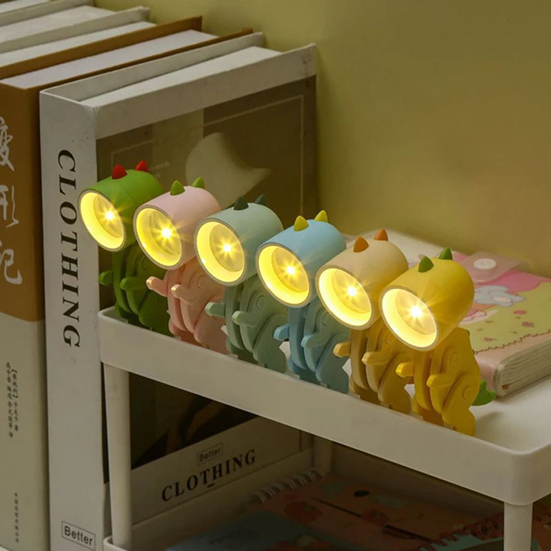 Mini Dinosaur Night Light | Battery-Powered LED Lamp for Kids