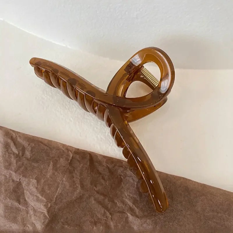 11-13-15cm Large Hair Claw Clip for Women Fashion Acrylic Summer Hairpin Elegant Hair Cl detail view
