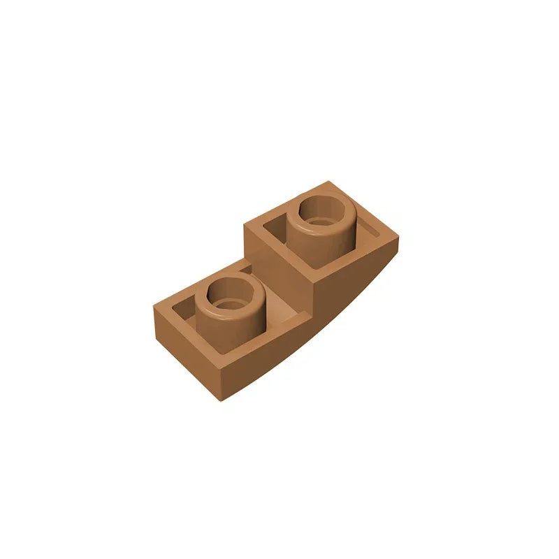 Gobricks GDS-795 Slope, Curved 2 x 1 Inverted | Compatible Building Block for DIY Pro alternate view