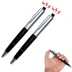 1Pc Shock Pen Electric Pen Toy Surprising Tricks Fool Friends Shocking Pen Halloween A close-up view