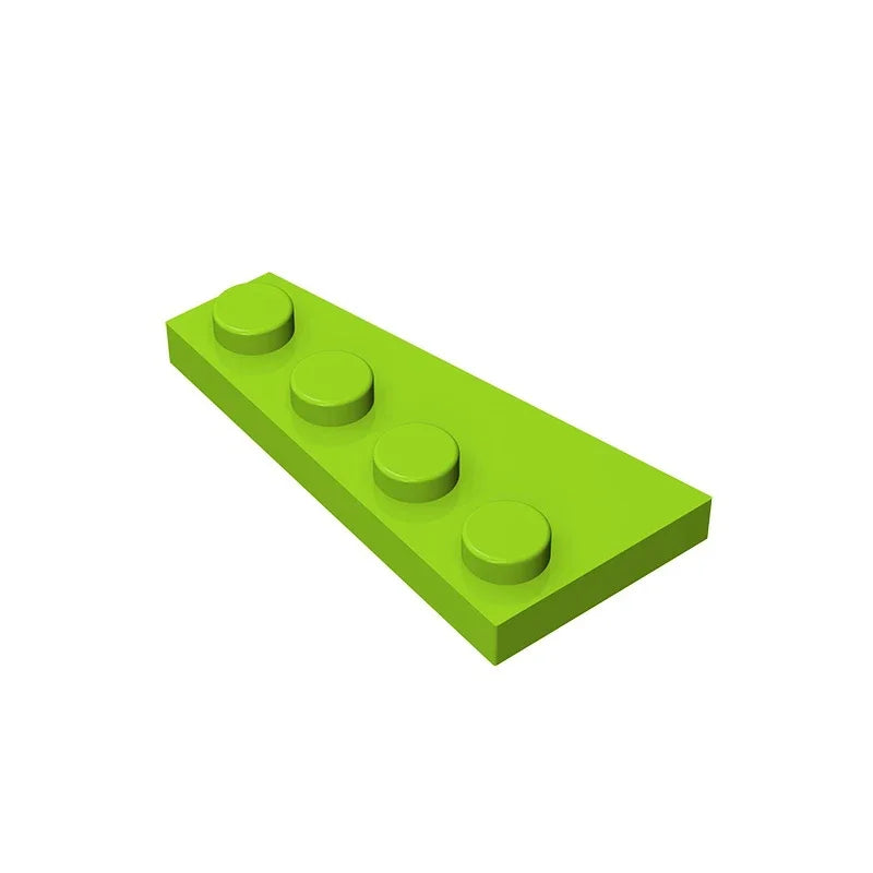Gobricks GDS-549 Wedge Plate 4 x 2 Right | Building Block for Compatible DIY Sets lifestyle view