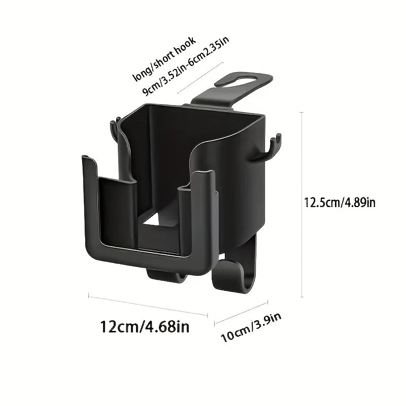 Car Seat Backrest Storage Rack with Cup and Phone Holder additional angle