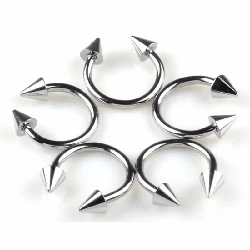 90/45 Pcs Mixed Styles Stainless Steel Eyebrow Navel Belly Lip Tongue Nose Piercing Ba close-up view