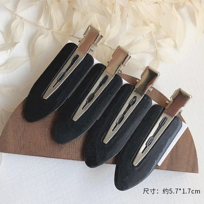 4pcs/lot No Bend Fix Fringe Barrette Seamless Hair Clips Side Bangs Makeup Washing Face Accessories Women Girls Headwear 2025New