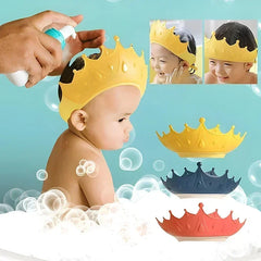 Baby Shower Cap with Adjustable Eye Protection | Waterproof Bath Shampoo Visor for Kids 0-6 Years