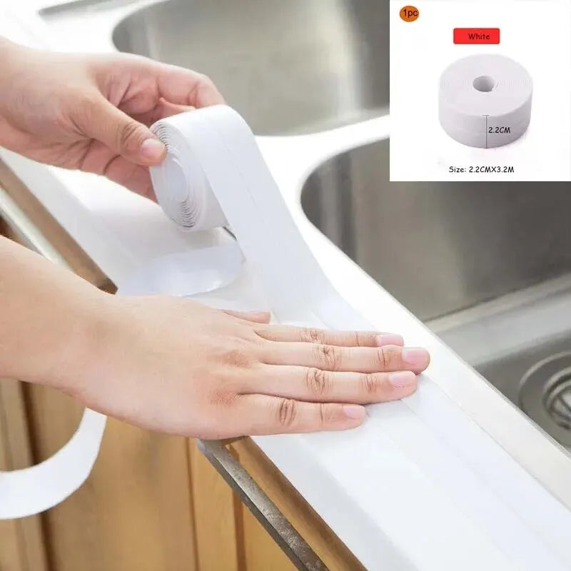 Kitchen Anti-Mold Waterproof Tape | Moisture-Proof Gap Sealer for Sinks lifestyle view