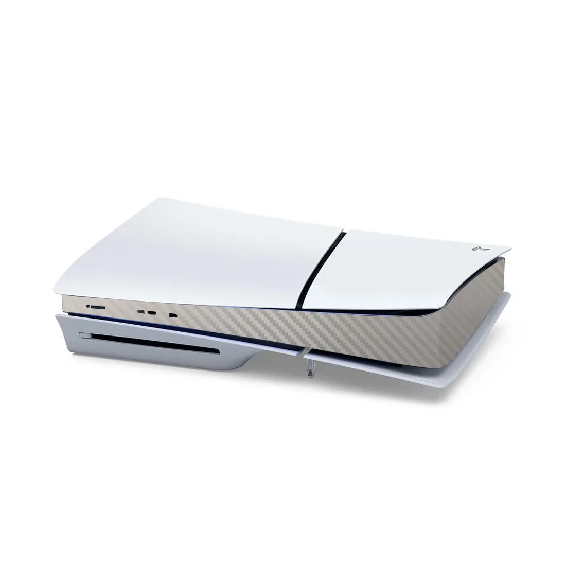 For Sony PS5 Slim Console Carbon Fiber Skin Cover Sticker Host Center Decals Game Con alternate view
