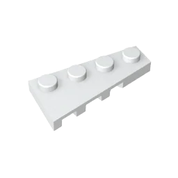 Gobricks GDS-549 Keilplatte 4 x 2 rechts | Baustein für kompatible DIY-Sets