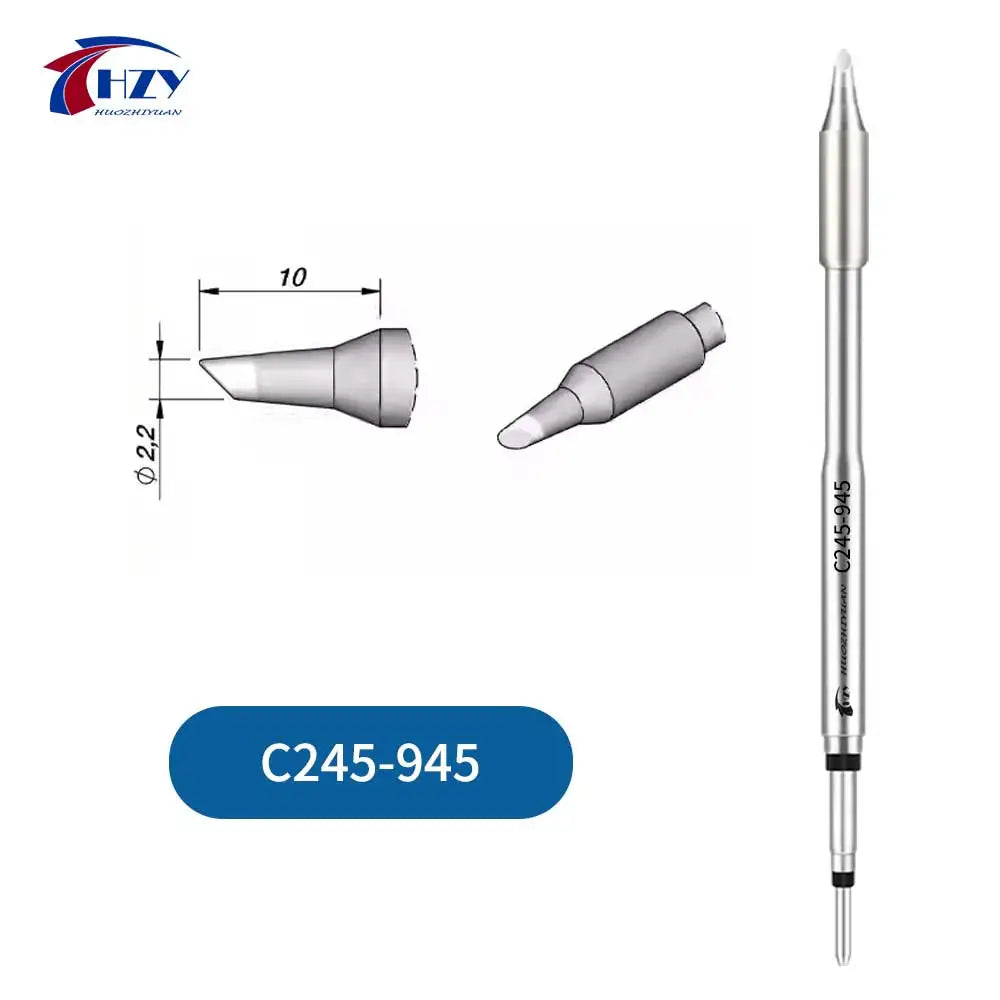 OEM C245 Series Soldering Iron Tips | Universal T245 Handle Soldering Station Tips additional angle