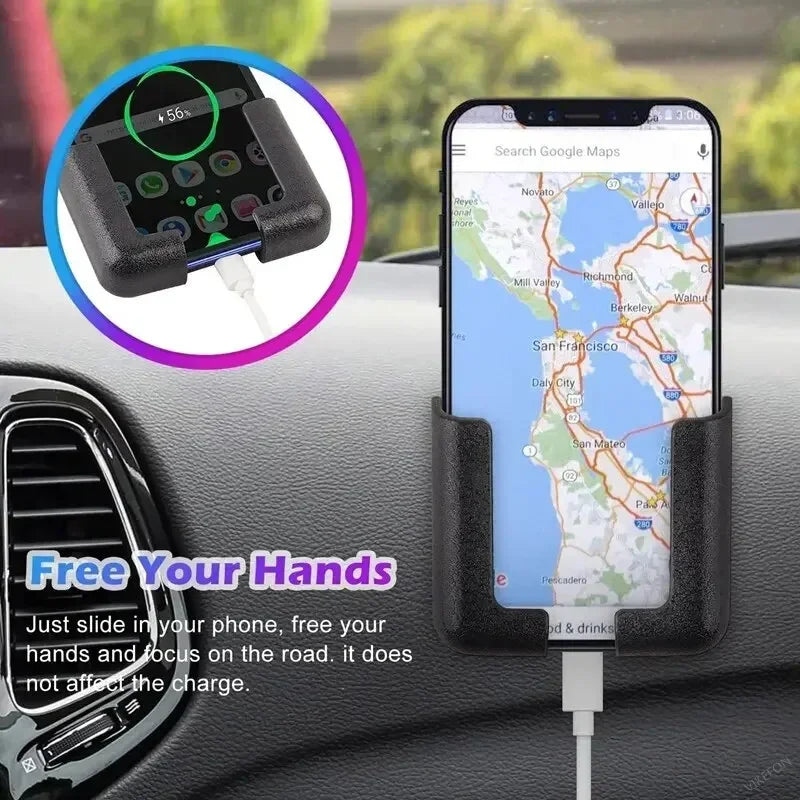 2025 New Multifunctional Car Phone Holder - Ultra Light, Ultra Portable & No Space Oc lifestyle view