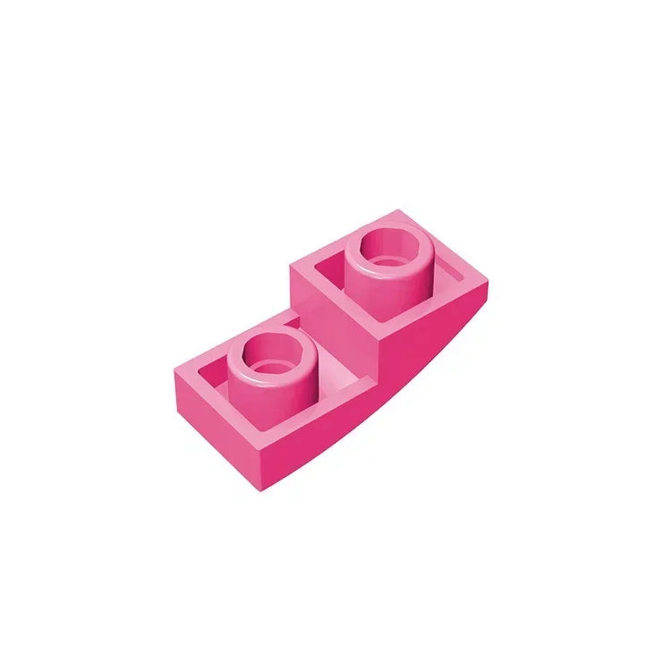 Gobricks GDS-795 Slope, Curved 2 x 1 Inverted | Compatible Building Block for DIY P additional angle