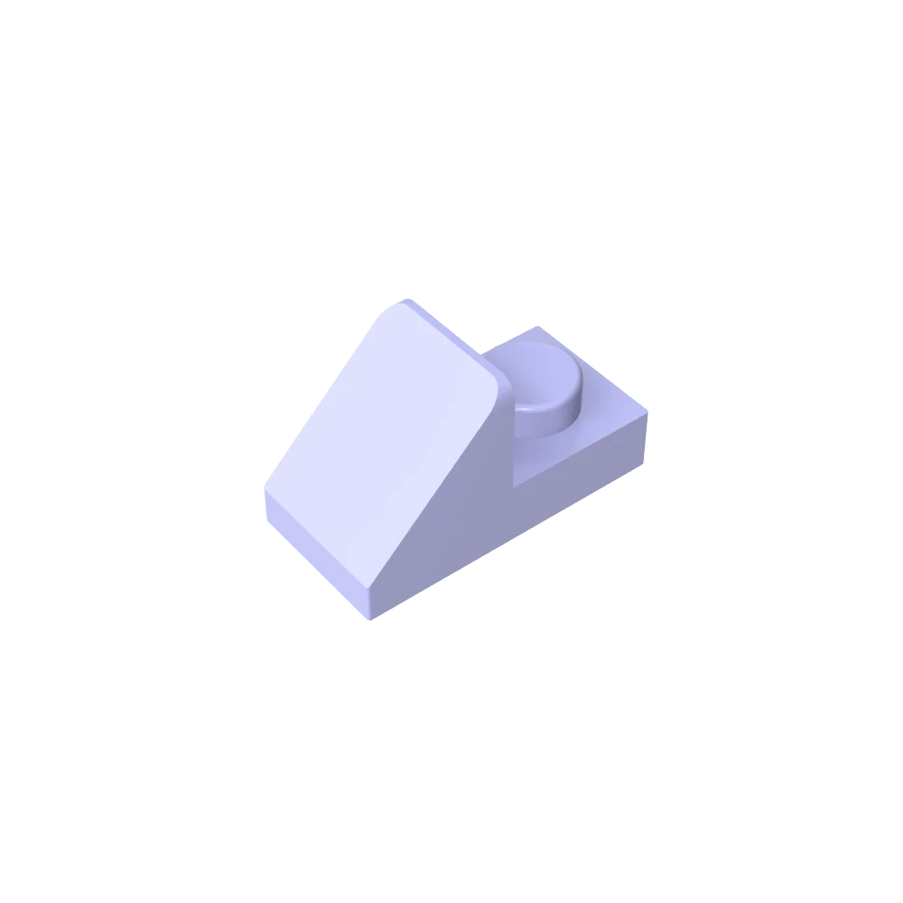 Gobricks GDS-832 Slope 45 2x1 with 2/3 Cutout | Compatible Building Block for DIY lifestyle view
