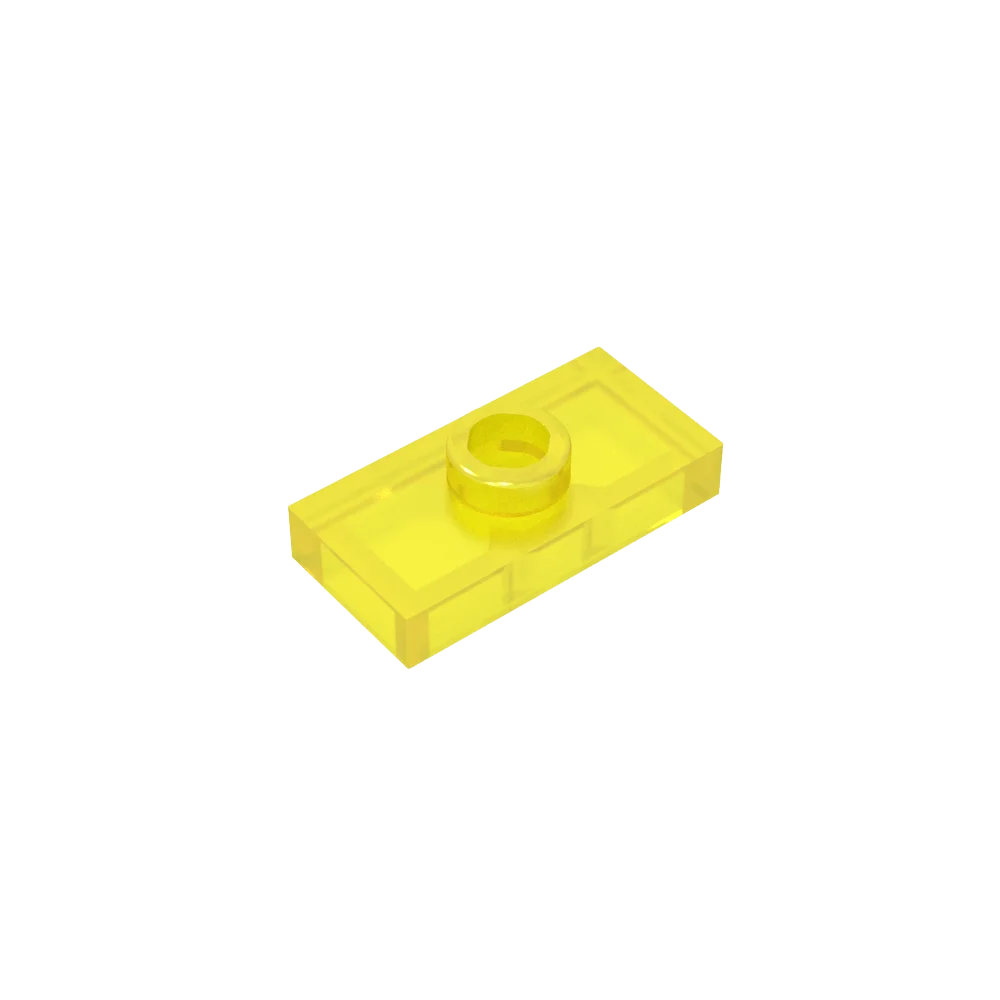 Gobricks PLATE 1X2 W. 1 KNOB | Modified Building Block Compatible with Lego 15573 detail view