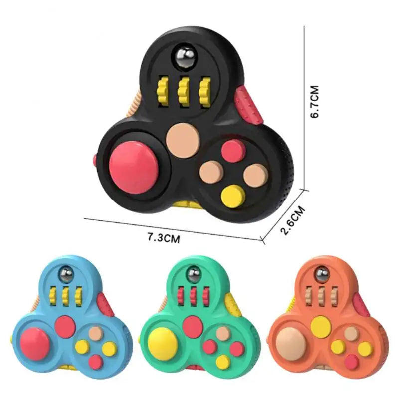 10 in 1 Fidget Pad | Antistress Fidget Toy Pack for Autism and ADHD close-up view