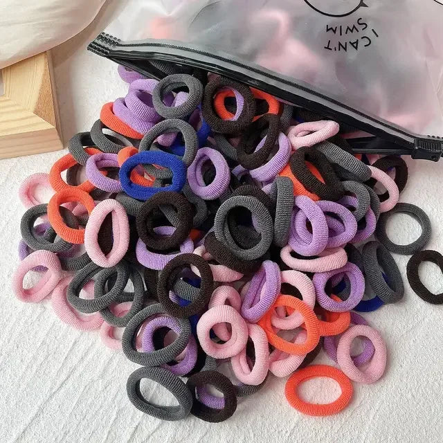 Scrunchie Rubber Band Kid Hair for Girls Ponytail Hold close-up view