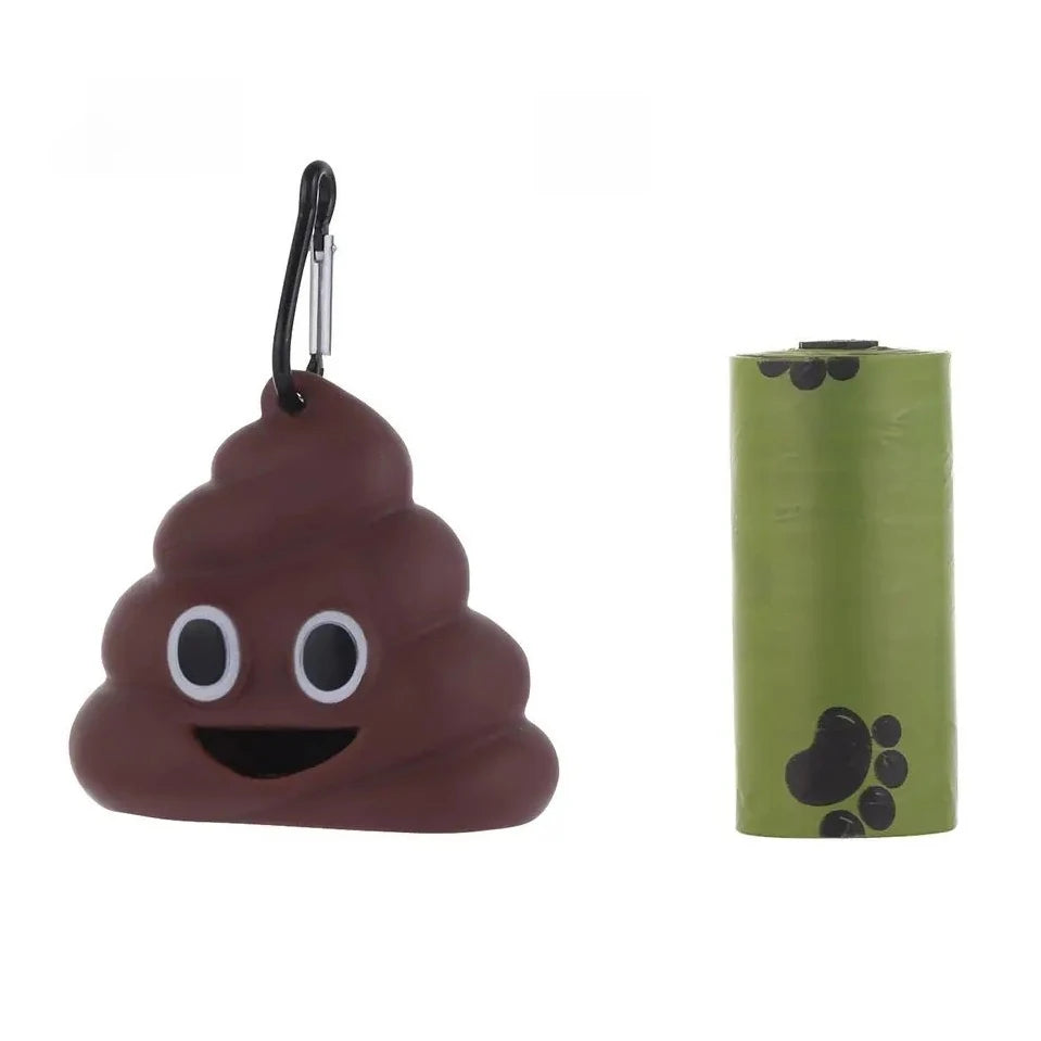 Pet Fecal Bag Dispenser Cat Dog Outdoor Pocket Hanging Buckle Portable Eco-friendly B lifestyle view