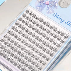 Easy Self Application Fish Tail Manga Cat Eye Lashes 120Pcs Fluffy Natural Long Reusable detail view