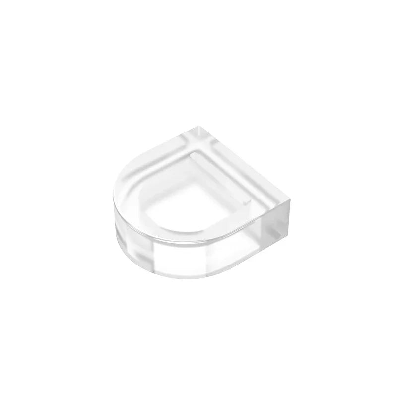 Gobricks Tile Round 1 x 1 Half Circle Extended | Compatible Brick Building Block lifestyle view