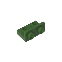 Gobricks GDS-643 Bracket 1 x 2 - 1 x 2 Inverted | Compatible Building Block for Lego 9 close-up view